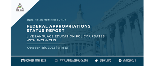 JNCL-NCLIS FY24 Federal Appropriations Status Report